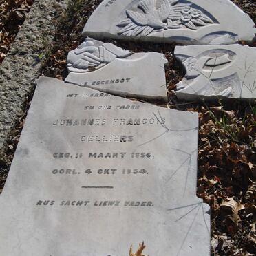 CELLIERS Johannes Francois 1856-1954