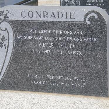 CONRADIE P.L.T. 1913-1973