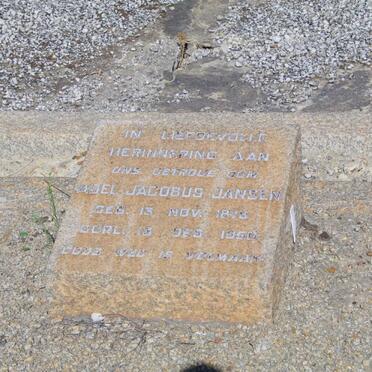 JANSEN Abel Jacobus  18?3-1950