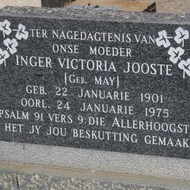 JOOSTE Inger Victoria nee MAY 1901-1975