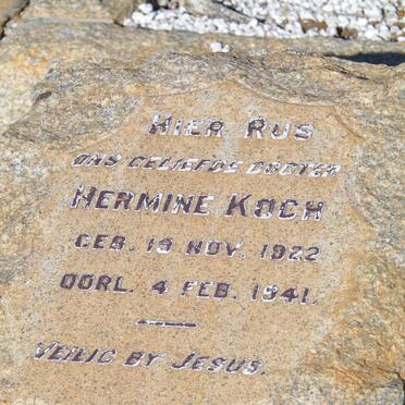 KOCH Hermine 1922-1941