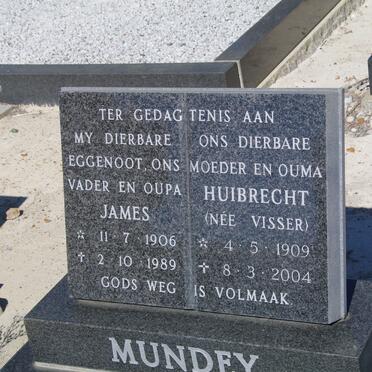 MUNDEY James 1906-1989 &amp; Huibrecht VISSER 1909-2004