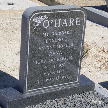 O'HARE Rena nee du PLESSIS 1928-1996