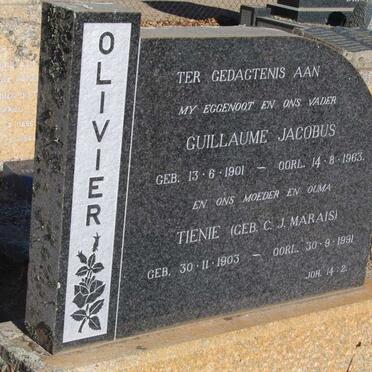 OLIVIER Guillaume Jacobus 1901-1963 &amp; C.J. MARAIS 1903-1991