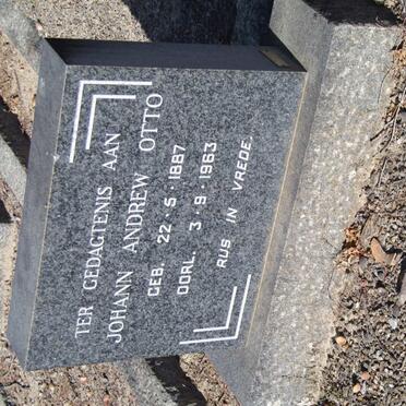 OTTO Johann Andrew 1887-1963