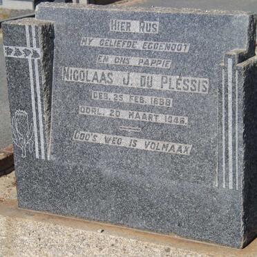 PLESSIS Nicolaas J., du 1888-1946