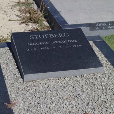 STOFBERG Jacobus Arnoldus 1922-1984