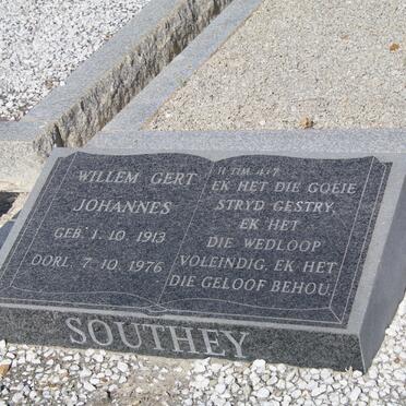 SOUTHEY Willem Gert Johannes 1913-1976