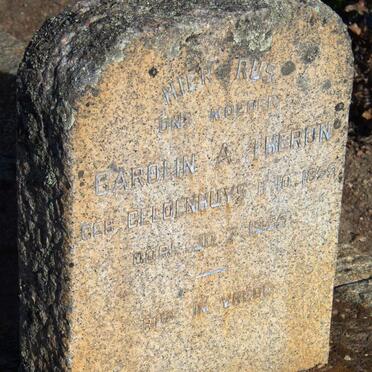 THERON Carolin A. nee GELDENHUYS 1853-19??