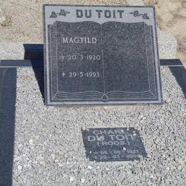 TOIT Charl, du 1921-2000 &amp; Magtild 1920-1993