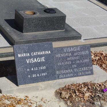 VISAGIE Hendrik Jacobus 1923-1996 &amp; Susanna Elizabeth 1929-1958 :: VISAGIE Maria Catharina 1930-1997