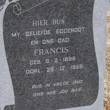 WEITZ Francis 1896-1959