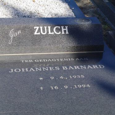 ZULCH Johannes Barnard 1935-1994