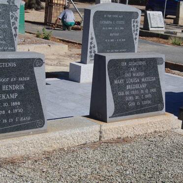 BREDEKAMP Jacobus Hendrik 1898-1970 &amp; Elsie Maria Cecilia ENGELS 1887-1960 :: BREDEKAMP Gerard Edward 1938-1958