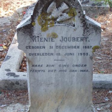 JOUBERT Mienie 1887-1903