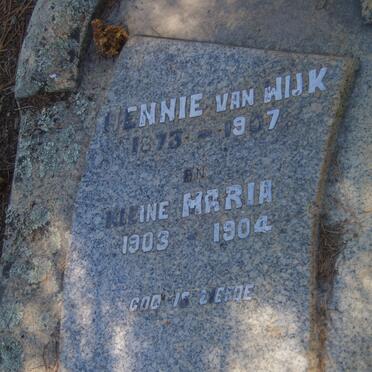 WIJK Hennie, van 1873-1907 :: VAN WIJK Maria 1903-1904