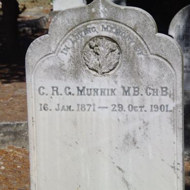 MUNNIK C.R.G. 1871-1901