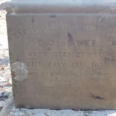 WET D.J., de 1878-1879