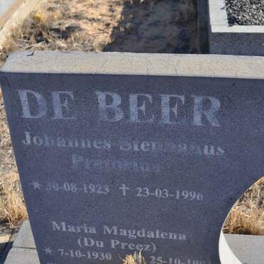 BEER Johannes Stephanus Pretorius, de 1923-1996 &amp; Maria Magdalena DU PREEZ  1930-1992