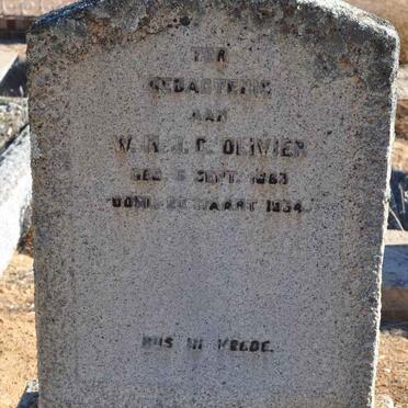 OLIVIER W.M.J.C. 1863-1934