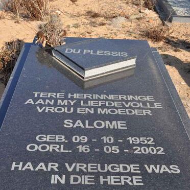 PLESSIS Salome, du 1952-2002