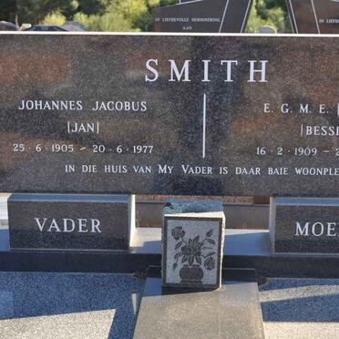 SMITH Johannes Jacobus 1905-1977 &amp; E.G.M.E. VISSER 1909-1997