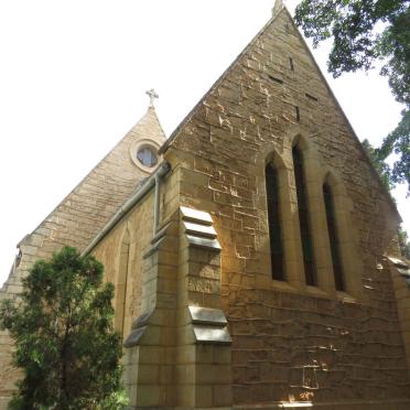 Western Cape, CLANWILLIAM, Anglican Church, St John's Anglican cemetery and ABO memorials