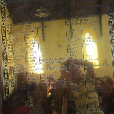 6. Anglo Boer War Commemorative Plaque