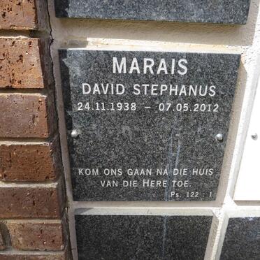 MARAIS David Stephanus 1938-2012