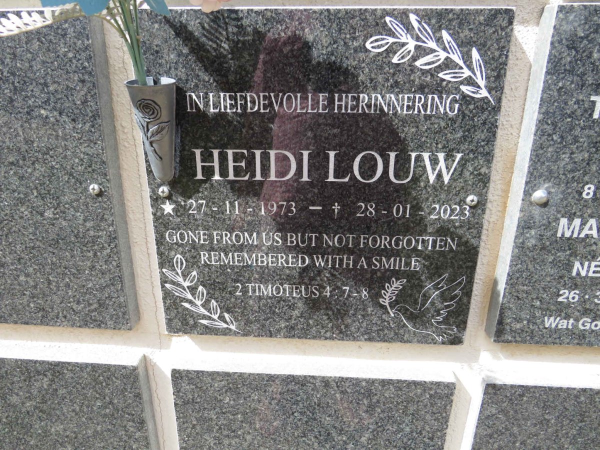 LOUW Heidi 1973-2023