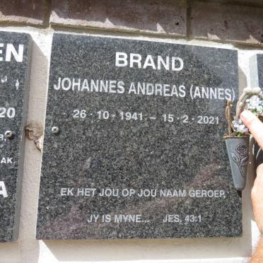 BRAND Johannes Andreas 1941-2021