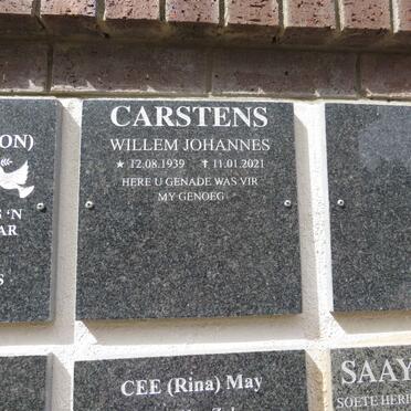 CARSTENS Willem Johannes 1939-2021