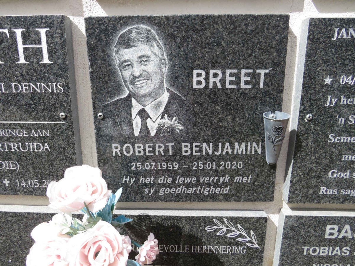 BREET Robert Benjamin 1959-2020