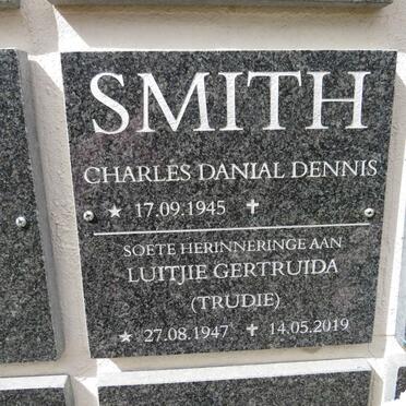 SMITH Charles Danial Dennis 1945- & Luitjie Gertruida 1947-2019