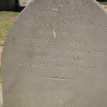 WYK Mary Ann, van 1810-1871