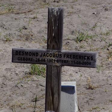FREDERICKS Desmond Jacobus 1971-2004