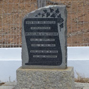 FOURIE Wesselina 1915-1941