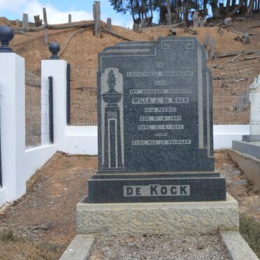 KOCK Willa J., de nee FOURIE 1907-1943