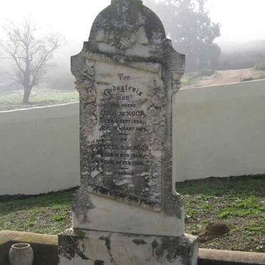 KOCK Jan H., de 1856-1929 &amp; Aletta S. 1856-1928