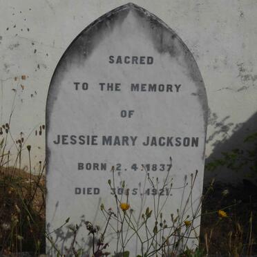 JACKSON Jessie Mary 1837-1921