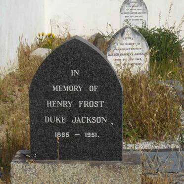 JACKSON Henry Frost Duke 1865-1951