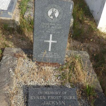 JACKSON Dorren Frost Duke -1942 :: JACKSON Evren Frost Duke 1933-1968