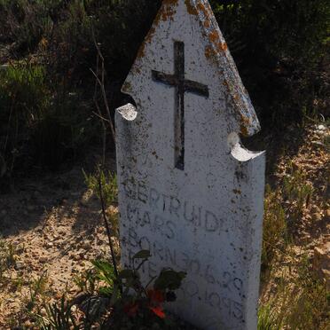 Western Cape, CALEDON district, Grabouw, Nuweberg Dam, Nieuwe Berg 97, farm cemetery