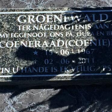 GROENEWALD Coeneraad P.C. 1967-2011