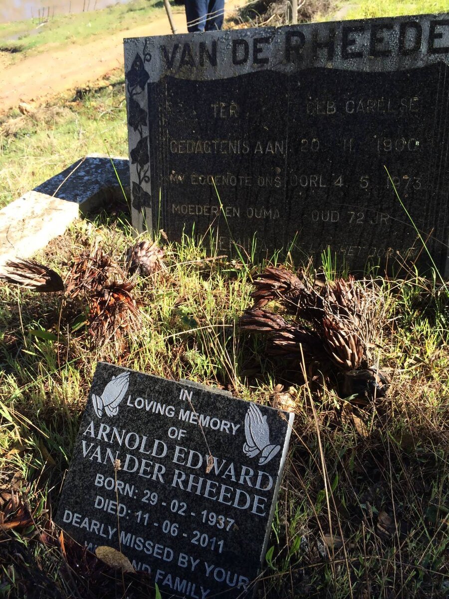 RHEEDE Arnold Edward, van der 1937-2011