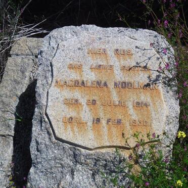 MOOLMAN Magdalena 1914-1930