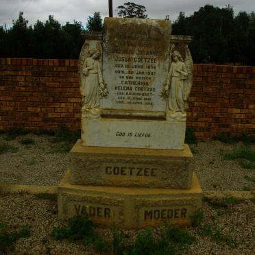 COETZEE Jacobus Johannes Josua 1878-1947 &amp; Catharina Helena BADENHORST 1881-1956