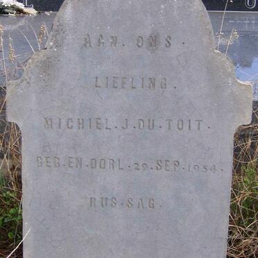 TOIT Michiel J., du 1954-1954