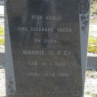 MATTHEE C.H.C. 1920-1986