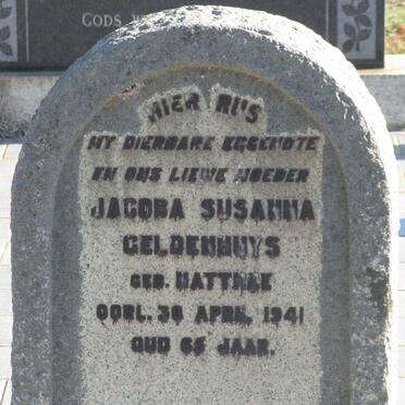 GELDENHUYS Jacoba Susanna nee MATHEE -1941